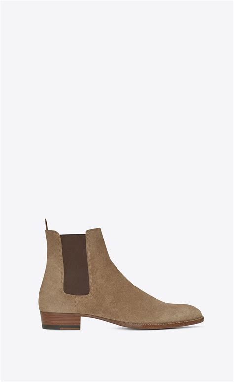 chelsea boot ysl|saint laurent suede chelsea boots.